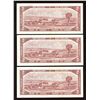Image 2 : Bank of Canada $2, 1954 - Lot of 3 Consecutive Replacements