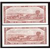 Image 2 : Bank of Canada $2, 1954 - Lot of 2 Replacements