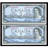 Image 1 : Bank of Canada $5, 1954 - Lot of 2 Replacements