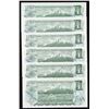 Image 2 : Bank of Canada $1, 1973 Replacement/Test Notes - Lot of 6