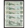 Image 2 : Bank of Canada $20, 1969 Replacements - Lot of 5