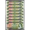 Image 1 : Bank of Canada $20, 1969 - Lot of 8