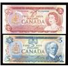 Image 1 : Bank of Canada $2, 1974 & $5, 1979 Test Notes