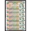 Image 1 : Bank of Canada $20, 1979 - Lot of 6