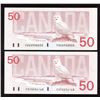 Image 2 : Bank of Canada $50, 1988 - Lot of 2