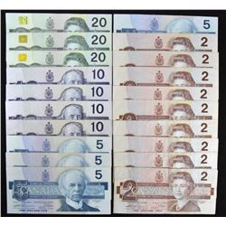 Canadian Banknote Medley