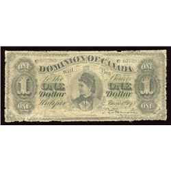 Dominion of Canada $1, 1878