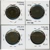 Image 2 : Newfoundland One Cent - Lot of 4