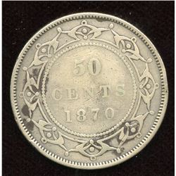 1870 Newfoundland Fifty Cents