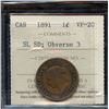 Image 2 : 1891 One Cent