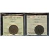Image 1 : 1896 & 1897 ICCS Graded One Cents
