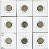 Image 2 : Canada Ten Cents Variety - Lot of 9