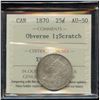 Image 2 : 1870 Twenty-Five Cents