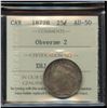 Image 2 : 1872H Twenty-Five Cents