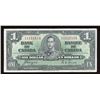 Image 1 : Bank of Canada $1, 1937 - Almost Solid Serial Number