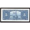 Image 2 : Bank of Canada $5, 1937 - Changeover