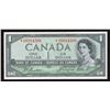 Image 1 : Bank of Canada $1, 1954 Devil's Face Replacement