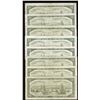 Image 2 : Bank of Canada $20, 1954 Devil's Face Lot of 8 Notes