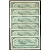 Image 2 : Bank of Canada $1, 1954 - Lot of 6 Replacement Notes
