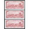 Image 2 : Bank of Canada $2, 1954 Replacement Trio