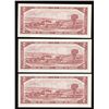 Image 2 : Bank of Canada $2, 1954 Replacement Trio