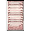 Image 2 : Bank of Canada $2, 1954 - 10 Consecutive Notes