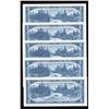 Image 2 : Bank of Canada $5, 1954 - Lot of 5 Replacement Notes