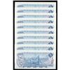 Image 2 : Bank of Canada $5, 1972 Low Serial Numbered Lot of 10 Notes