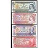 Image 1 : Bank of Canada $1, $2, $10 & $50 Low Serial Numbered Matching Set