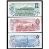 Image 2 : Bank of Canada $1, $2, $5 Low Serial Numbered Matching Set