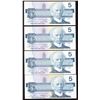 Image 2 : Bank of Canada $5, 1986 - Lot of 4 Replacement