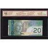 Image 2 : Bank of Canada $20, 2004 Low Serial Number