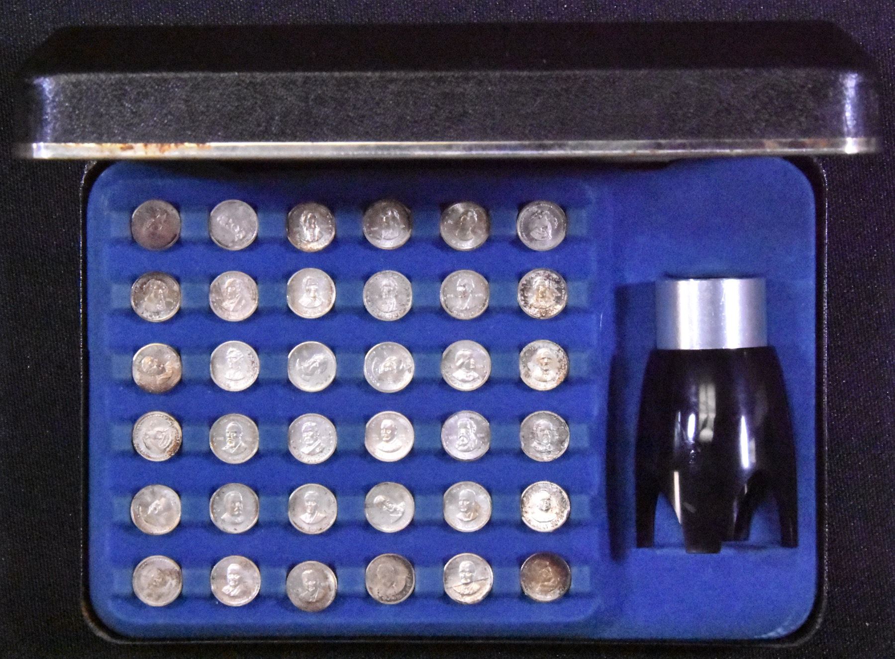 Mini Coin Set USA - Franklin Mint Presidential Sterling Silver Mini Coin Set