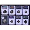 Image 2 : Miscellaneous British and USA Coin Lot of 8