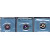 Image 1 : Canada Coloured Congratulations Twenty Five Cents Lot of Three CCCS Graded Coins