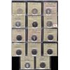 Image 1 : Canada Twenty-Five Cents Lot of 28 ICCS Graded Coins