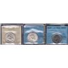 Image 1 : Canada Fifty Cents Lot of 3 Graded Coins