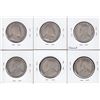 Image 2 : Canada Fifty Cents - Lot of 6