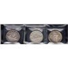 Image 2 : Canada Dollars - Lot of 3 ICCS Graded
