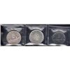 Image 2 : Canada Dollars - Lot of 3 ICCS Graded