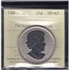 Image 2 : Canada 2012 Pachyrhinosaurus 25 Cents