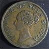 Image 2 : Province of Nova Scotia Halfpenny, 1843