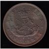Image 2 : Bank of Upper Canada, 1852 - with wide 2, One Penny.