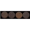 Image 2 : Lot of Four One Half-Penny Bank of Upper Canada Tokens.