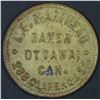 Image 1 : Canada - Ontario Merchant Token, L.G. Marineau 1 Loaf, BR 743a