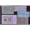 Image 1 : Lot of 11 Military Payment Certificates and German Marks