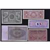 Image 2 : Lot of 11 Military Payment Certificates and German Marks