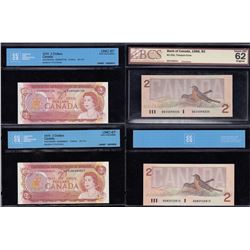 Bank of Canada Lot of 11 Graded Notes