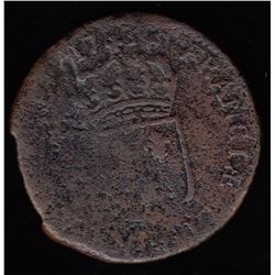 Sol au buste enfantin.  1734-Q.