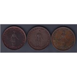 Br 528. Quebec Bank penny, 1852.